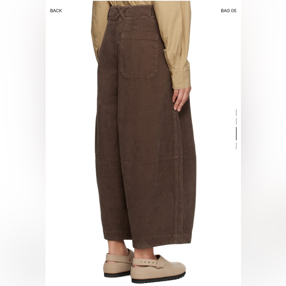 YMC Brown Deadbeat Trousers - Picture 3 of 6